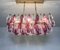 Lampadario Poliedri di Murano in vetro trasparente e ametista di Carlo Scarpa, anni '90, Immagine 14