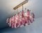 Lampadario Poliedri di Murano in vetro trasparente e ametista di Carlo Scarpa, anni '90, Immagine 16