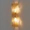 Gold Yellow Murano Glass Sconces in the style of Mazzega, 2000s, Set of 2 6