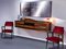 Mid-Century Italian Wall Mounted Sideboard with Mirror by Vittorio Dassi for Dassi Mobili Moderni, 1958, Set of 2, Image 4