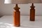 Large Mid-Century Modern Danish Teak Table Lamps, Set of 2, Image 10