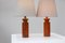 Large Mid-Century Modern Danish Teak Table Lamps, Set of 2, Image 12