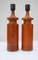 Large Mid-Century Modern Danish Teak Table Lamps, Set of 2, Image 11