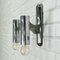 Chrome Wall Lamps attributed to Gaetano Sciolari, Set of 2, Image 4