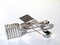 Art Deco Nickel Silver Asparagus Tongs from Broggie, 1930s, Set of 2, Image 1
