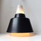 Mid-Century Italian Pinstriped Glass Pendant Light, 1950s 4