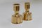 Bougeoirs Mid-Century en Laiton par Jens Quistgaard, Danemark, 1960s, Set de 2 4