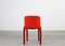 Set of Red Selene Chairs by Vico Magistretti for Artemide, 1970s 8