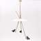 Lampada da soffitto Mid-Century in ottone, Italia, anni '60, Immagine 2
