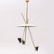 Lampada da soffitto Mid-Century in ottone, Italia, anni '60, Immagine 4