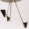 Lampada da soffitto Mid-Century in ottone, Italia, anni '60, Immagine 8