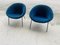 Vintage German Blue Armchair Model 369 by Walter Knoll One of 2 for Walter Knoll / Wilhelm Knoll 6