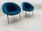 Vintage German Blue Armchair Model 369 by Walter Knoll One of 2 for Walter Knoll / Wilhelm Knoll 4