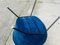 Vintage German Blue Armchair Model 369 by Walter Knoll One of 2 for Walter Knoll / Wilhelm Knoll 19