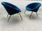 Vintage German Blue Armchair Model 369 by Walter Knoll One of 2 for Walter Knoll / Wilhelm Knoll 8