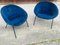 Vintage German Blue Armchair Model 369 by Walter Knoll One of 2 for Walter Knoll / Wilhelm Knoll 11