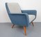 Armchair in Pigeon Blue-Light Gray, 1950s 10