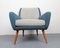 Armchair in Pigeon Blue-Light Gray, 1950s, Image 3
