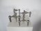 Space Age Sculptural Candle Holders from Nagel, Set of 6 3