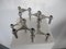 Space Age Sculptural Candle Holders from Nagel, Set of 6 2