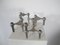 Space Age Sculptural Candle Holders from Nagel, Set of 6 1