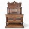 Gothic Sideboard in Walnut & Griotte Marble, Image 1