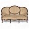 Napoleon III Brown Mahogany Bench 1