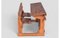 Vintage Wood School Desk with Double Seat, Image 4