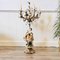 Candelabro Torchiere vintage fatto a mano, Immagine 7
