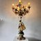 Candelabro Torchiere vintage fatto a mano, Immagine 6