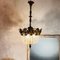 Lampadario vintage a forma di borsa e cristallo, Francia, Immagine 5
