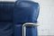 Vintage Blue Model LC2 Leather Chair by Le Corbusier for Cassina 4