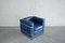 Vintage Blue Model LC2 Leather Chair by Le Corbusier for Cassina 8
