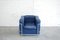 Chaise Modèle LC2 Vintage en Cuir Bleu par Le Corbusier pour Cassina 2