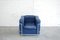 Vintage Blue Model LC2 Leather Chair by Le Corbusier for Cassina 2