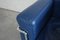 Chaise Modèle LC2 Vintage en Cuir Bleu par Le Corbusier pour Cassina 5