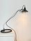Lampada da scrivania vintage con base circolare pesante e braccio mobile in metallo, anni '70, Immagine 3