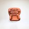 Cognacfarbener & weißer Elda Chair von Joe Colombo für Longhi, 2010er 8