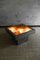 Table Basse Carrée en Métal avec Plateau Rétro-Éclairé, 1970s 4