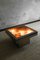 Table Basse Carrée en Métal avec Plateau Rétro-Éclairé, 1970s 5