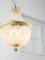 Lampadario Impero in cristallo e ottone, Francia, anni '40, Immagine 9
