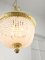 Lampadario Impero in cristallo e ottone, Francia, anni '40, Immagine 10