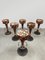 Tabouret de Bar Vintage Art Déco avec Imprimé Graphique, France, 1970s 5