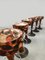 Tabouret de Bar Vintage Art Déco avec Imprimé Graphique, France, 1970s 2
