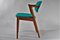 Fully Restored Model 42 Teak Dining Chairs by Kai Kristiansen for Schou Andersen, 1960s, Set of 10 3