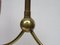 Italian Brass & Brown-Orange Aluminum Diabolo Pendant, 1950s, Image 12