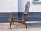 Danish Mid-Century High Back Teak Easy Chair, 1960s 2