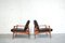 Kirschholz Sessel von Knoll, 1960er, 2er Set 5