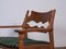 Fauteuil Brutaliste Razorblade attribué à Henning Kjærnulf, 1960s 17
