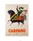 Canvas Poster Vermuth Carpano Caval Ad Bruns Armando Testa, 1953 1